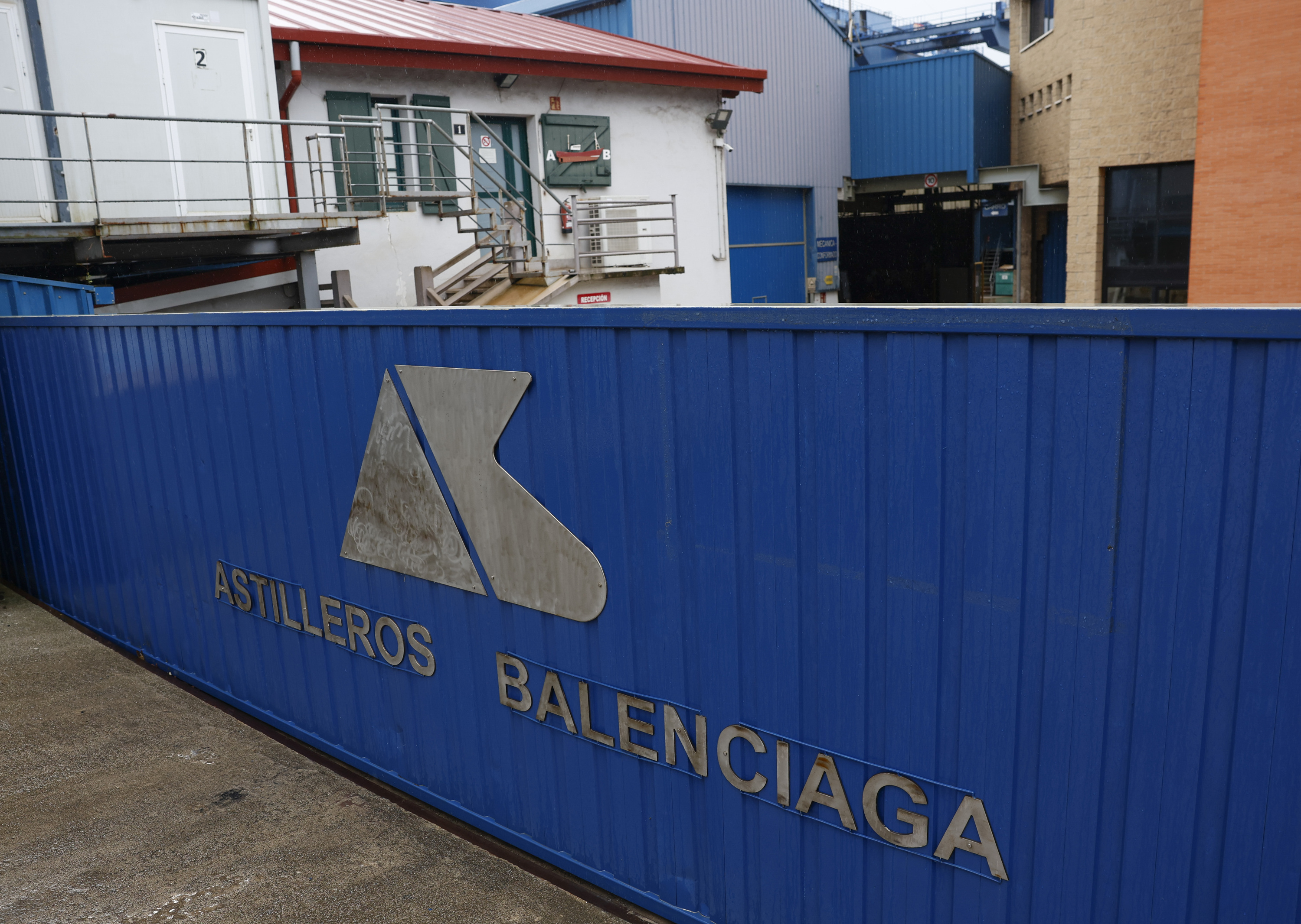 Balenciaga ontziola, artxiboko irudi batean. JUAN HERRERO / EFE