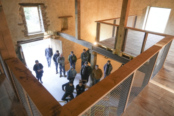 Dantxarineako Tomasenea baserria, barrutik. JAGOBA MANTEROLA / FOKU