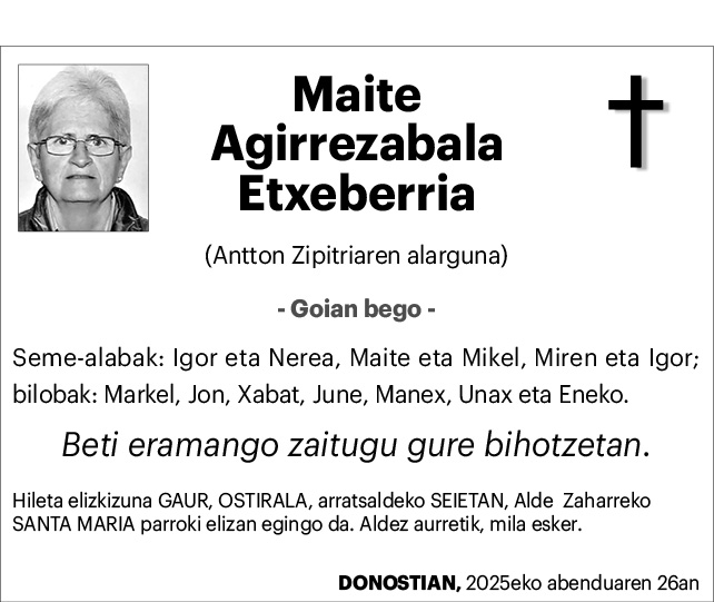 maite agirrezabalaga etxeberria