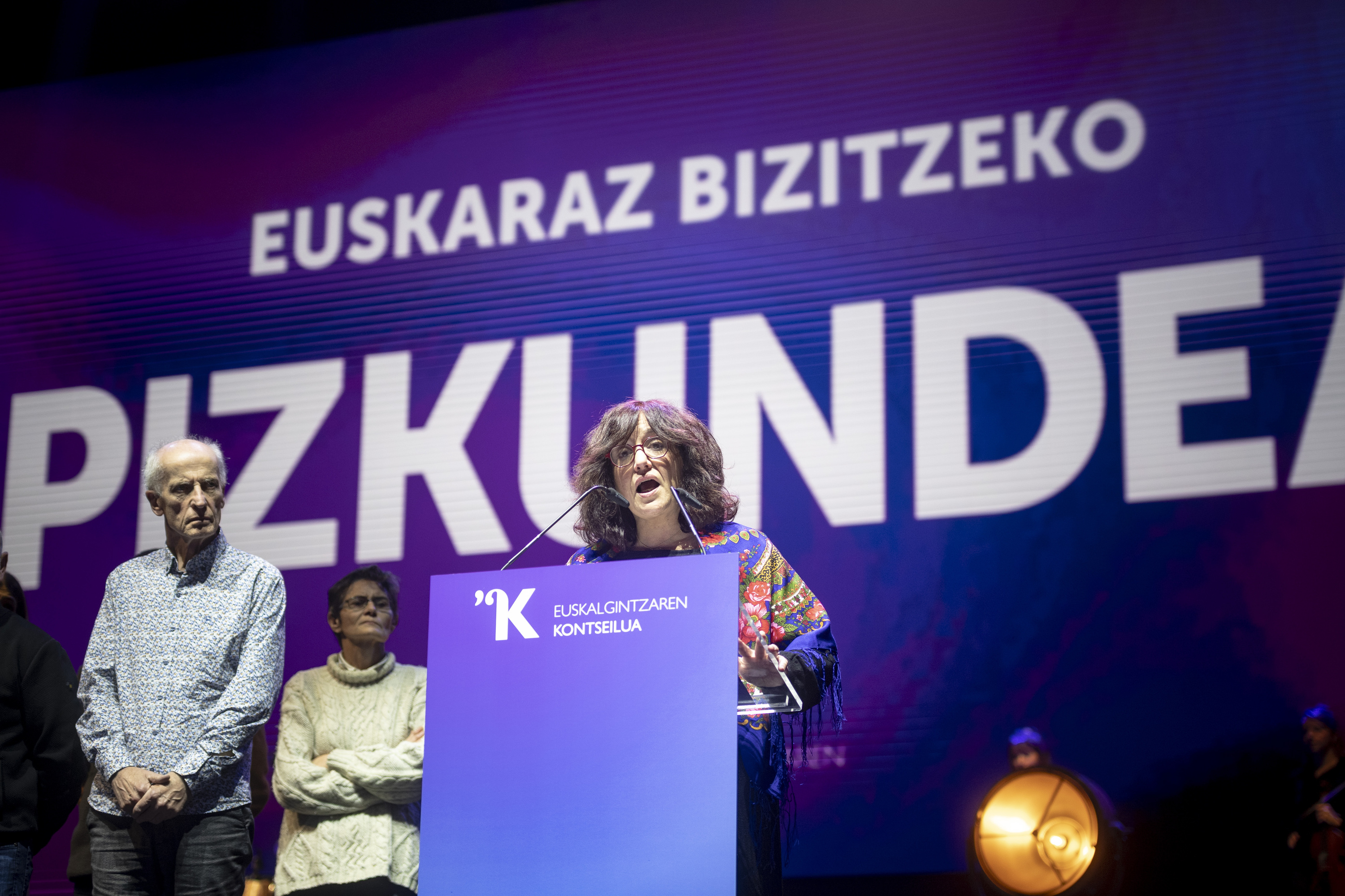 Idurre Eskisabelen hitzaldia.