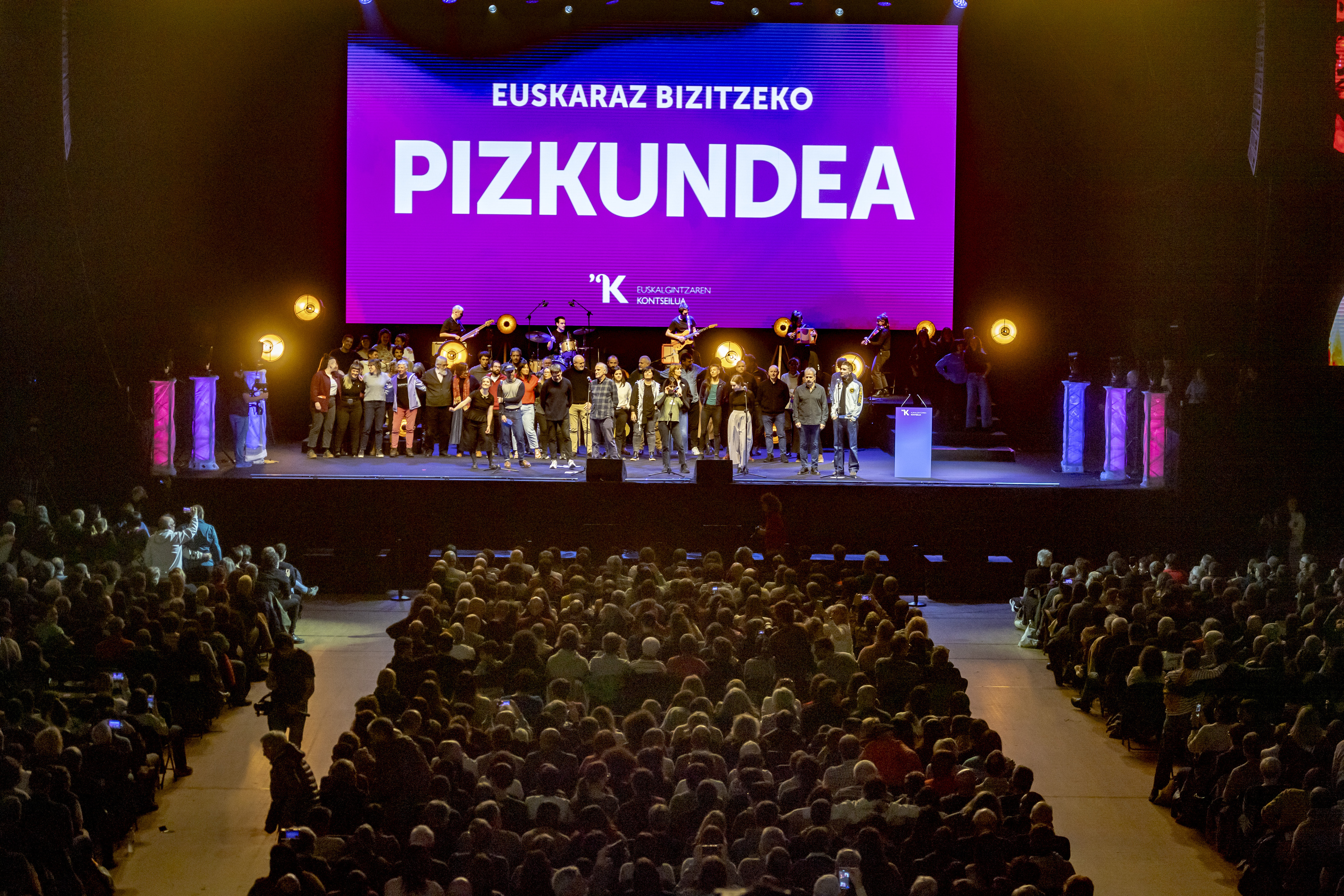 Kontseiluaren ekitaldia Bilbao Arenan.