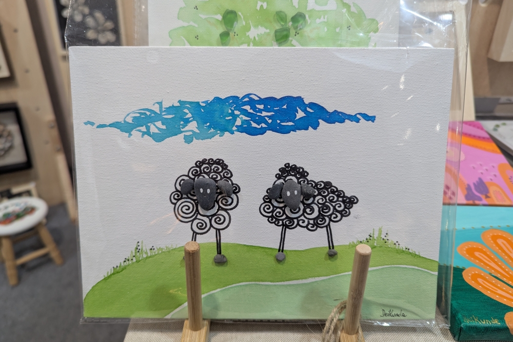 Harritxoak eta marrazketa uztartzen dituen teknika. UNAI ETXENAUSIA