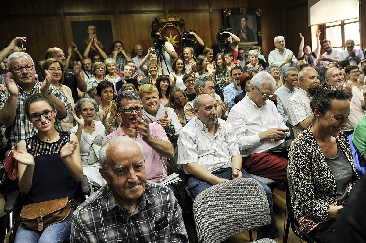 Lizarrako udaleko plenoa, artxiboko irudian. IDOIA ZABALETA, FOKU