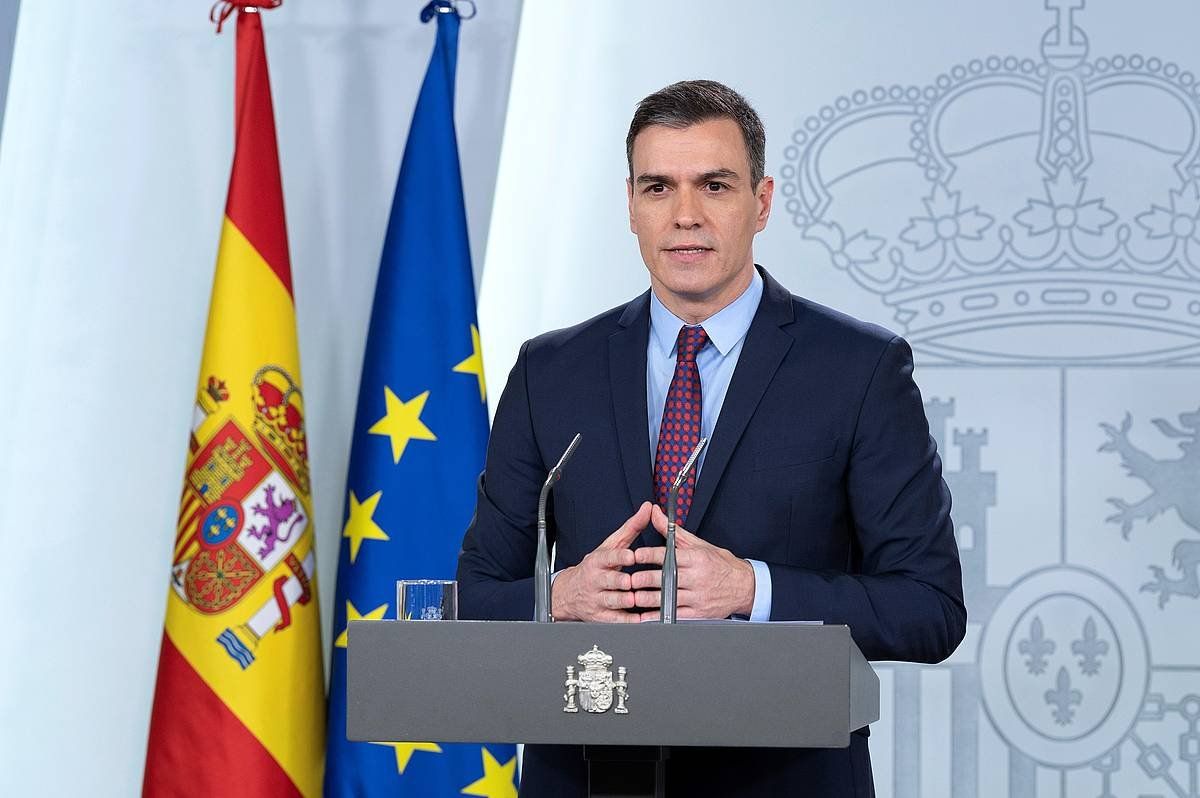 Espainiako presidente Pedro Sanchez. EFE