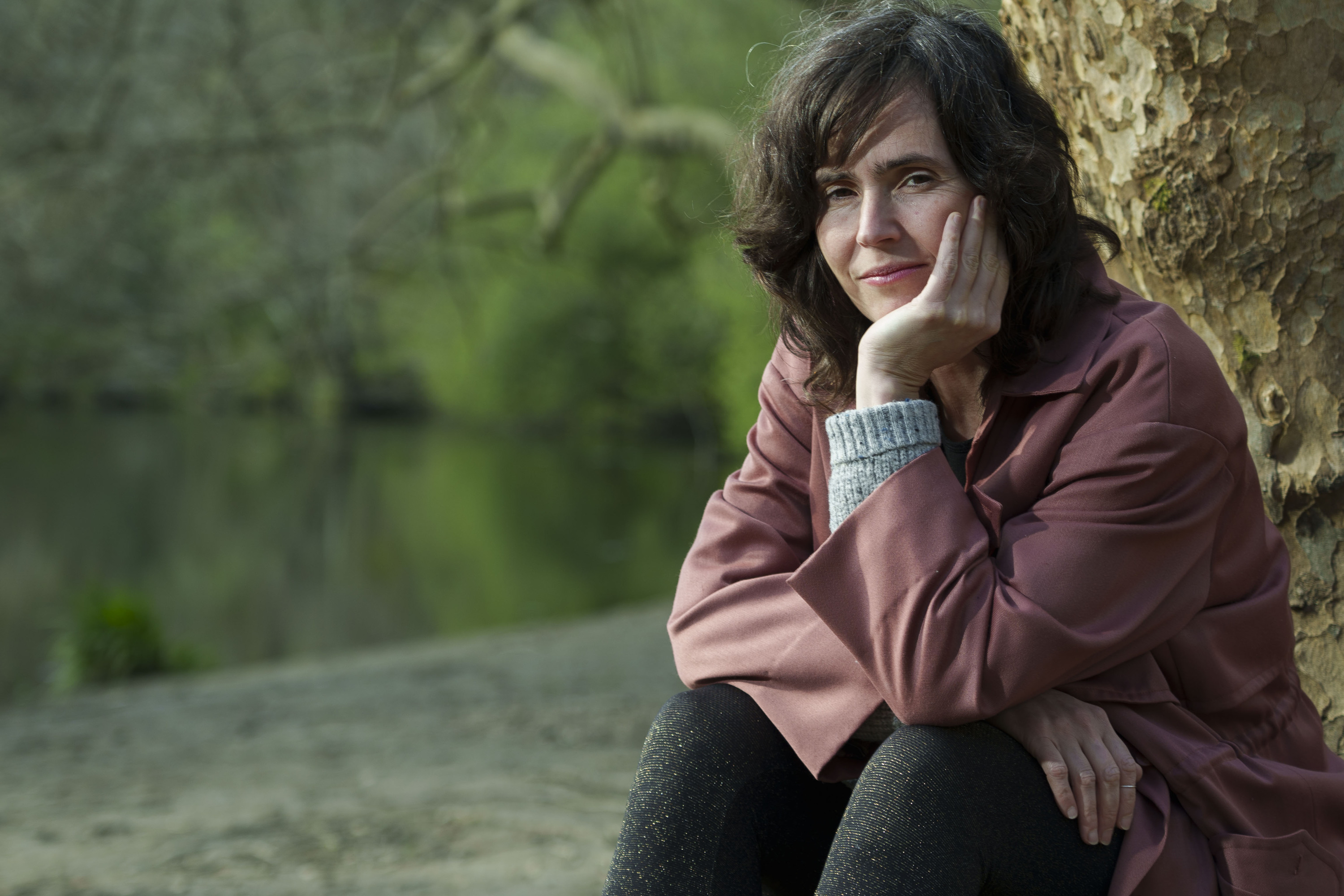 Maite Larburu musikaria, joan den martxoan Hernanin (Gipuzkoa). JON URBE / FOKU