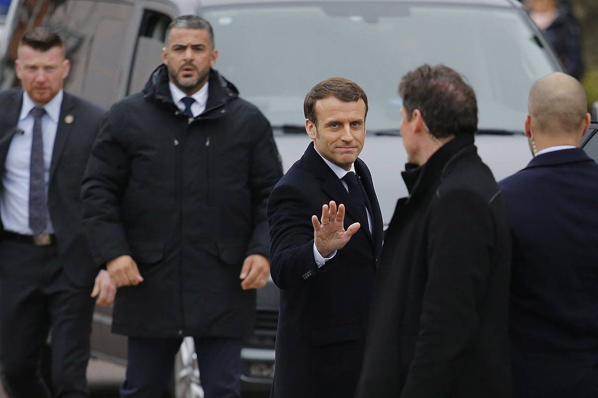 Emmanuel Macron, astelehen honetan. THIBAULT VANDERMERSCH (EFE)