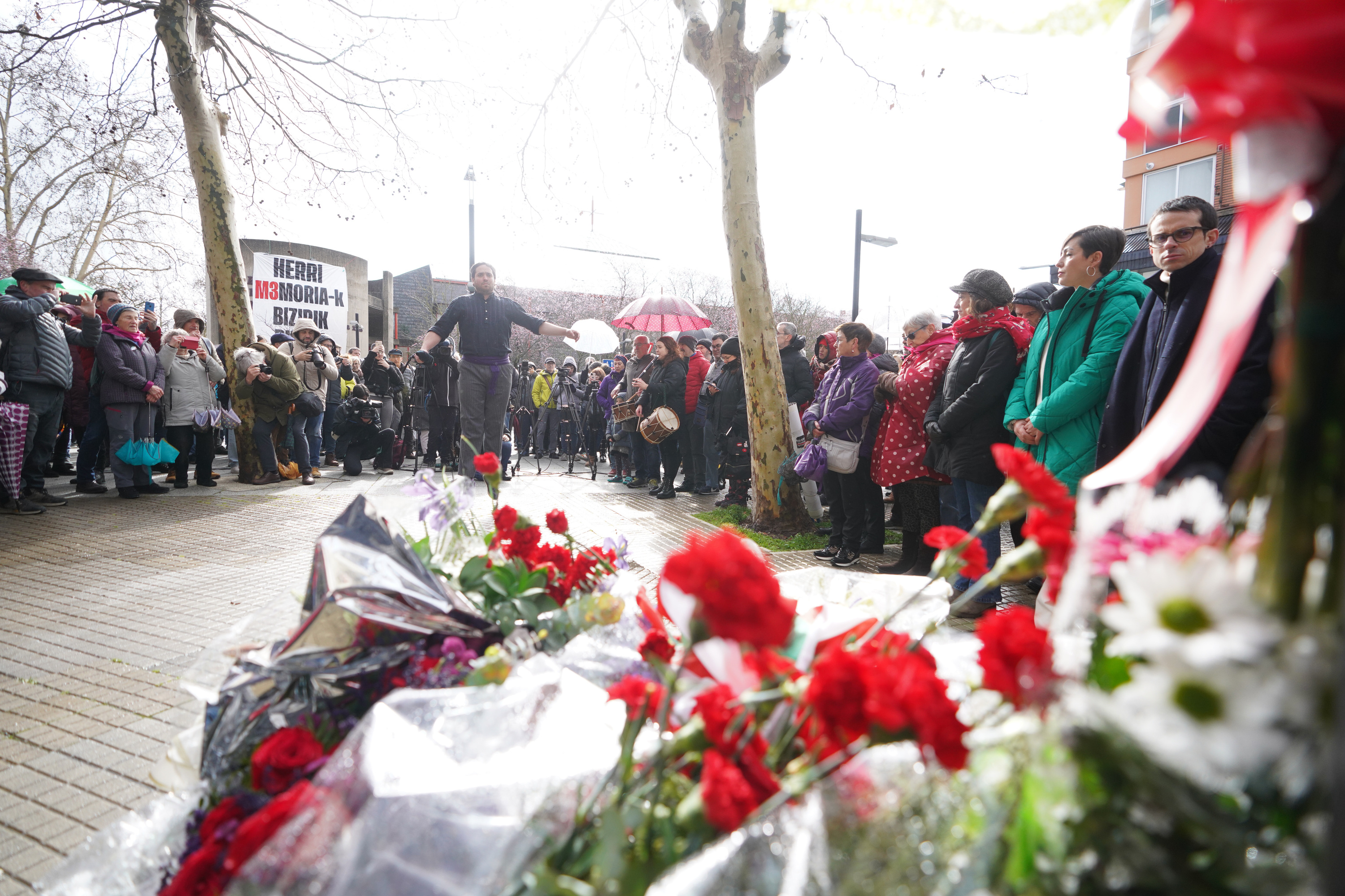 Martxoaren 3ko biktimei omenaldia, artxiboko irudian. ENDIKA PORTILLO / FOKU