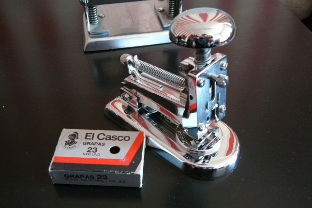 El Cascoren M5 grapagailua. Enpresaren bildumako produktu ezagunena izan da. BERRIA El Cascoren M5 grapagailua. Enpresaren bildumako produktu ezagunena izan da. BERRIA