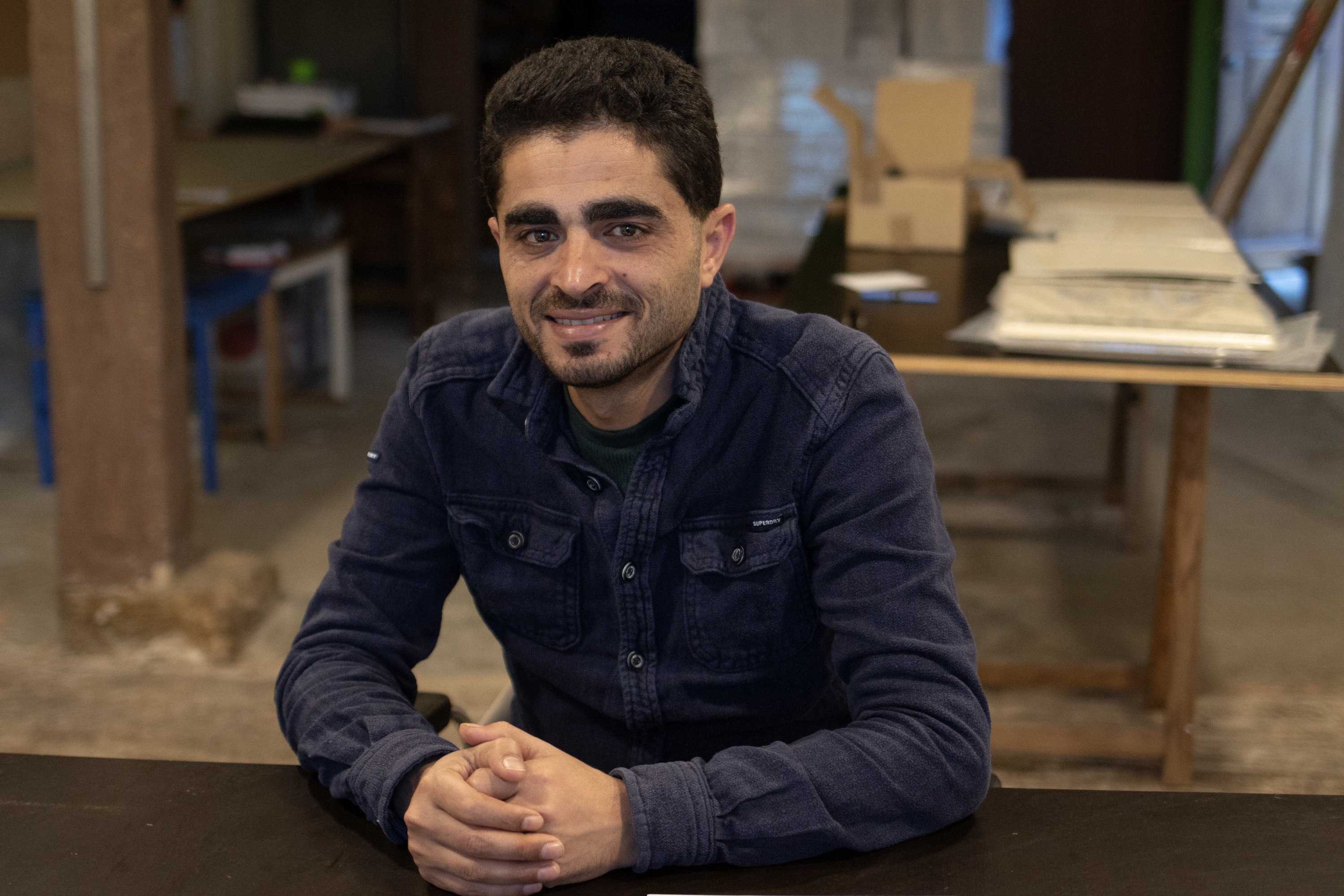 Mahmud Al-Xaer idazlea. NADER KOOCHAKI