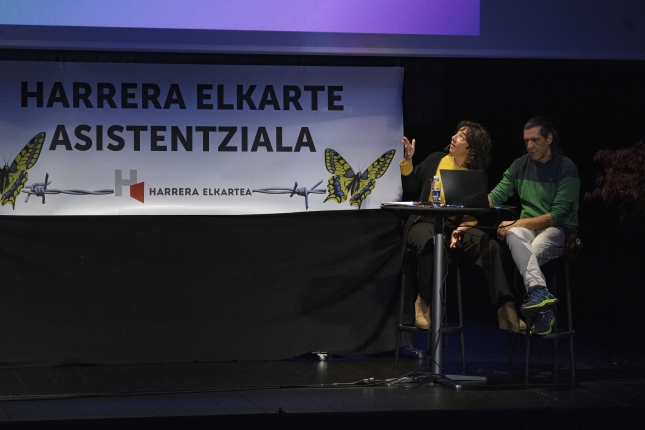 Euskal presoei laguntzen dien Harrera elkartearen batzarra, 2023an, Bergaran (Gipuzkoa). ARITZ LOIOLA / FOKU Euskal presoei laguntzen dien Harrera elkartearen batzarra, 2023an, Bergaran (Gipuzkoa). ARITZ LOIOLA / FOKU