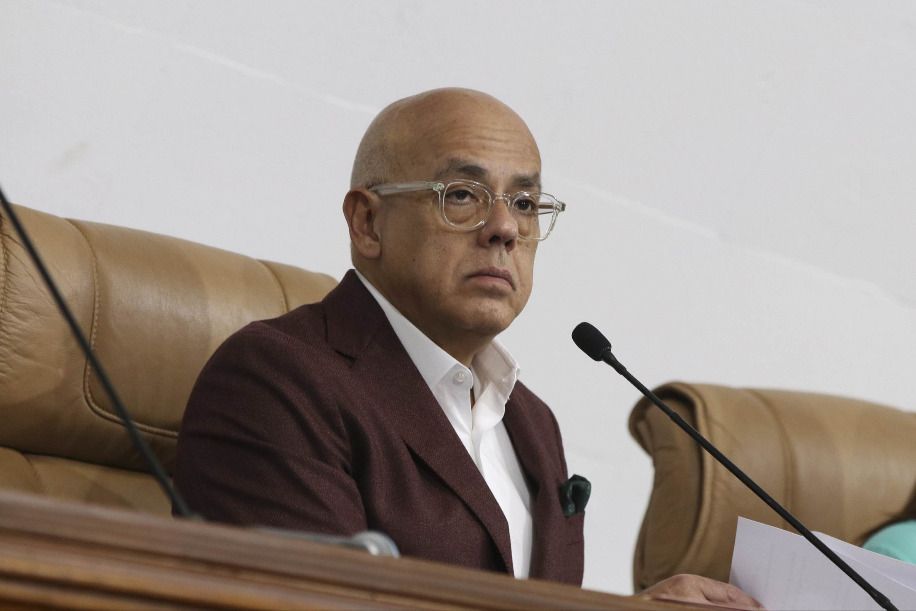 Jorge Rodriguez, Venezuelako Parlamentuko presidentea, artxiboko irudi batean. EFE