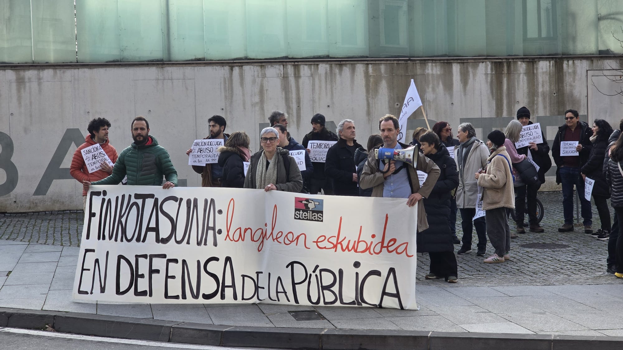 Langileen protesta, gaur. BERRIA