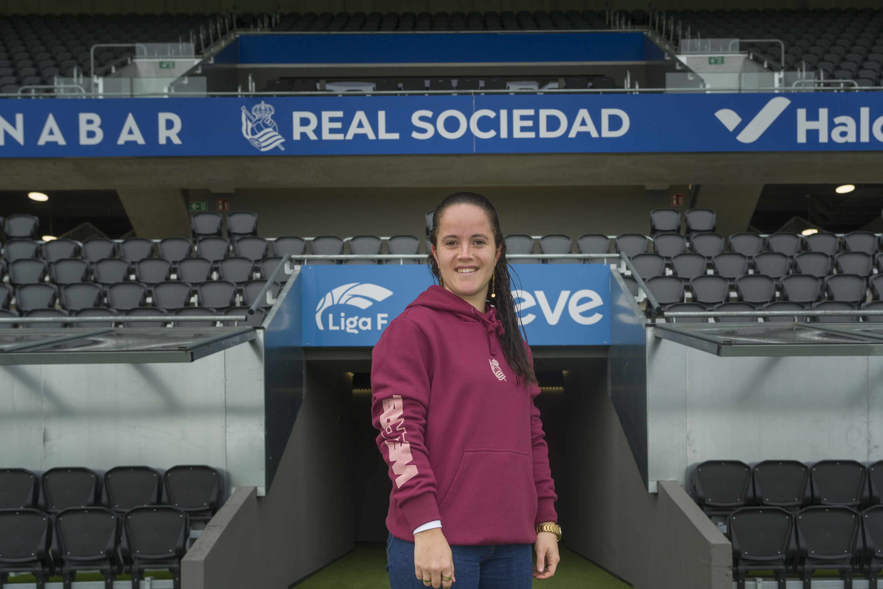 Nerea Eizagirre Realeko jokalaria. JON URBE / FOKU