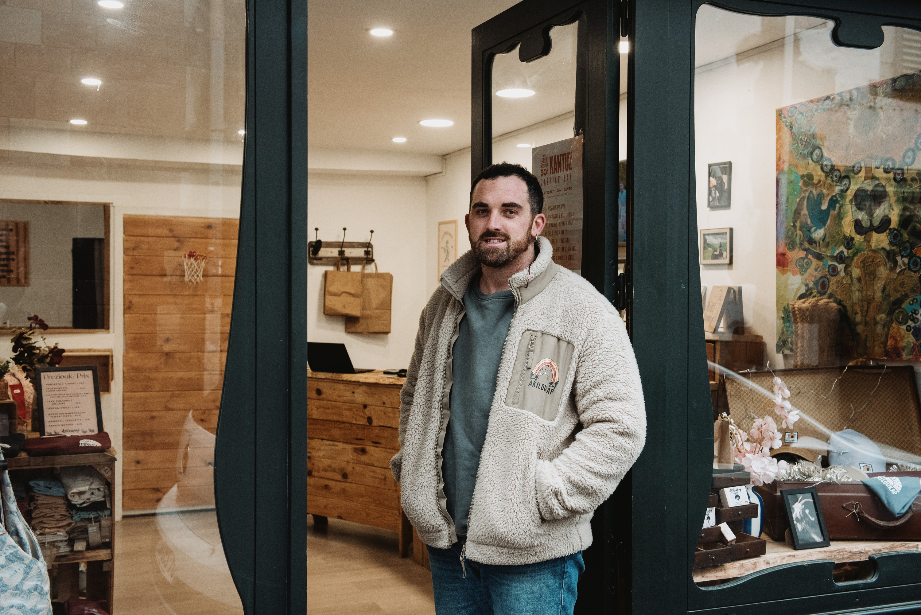 Ion Hourcade Donibane Garazin, urtarrilaren 10ean. GUILLAUME FAUVEAU