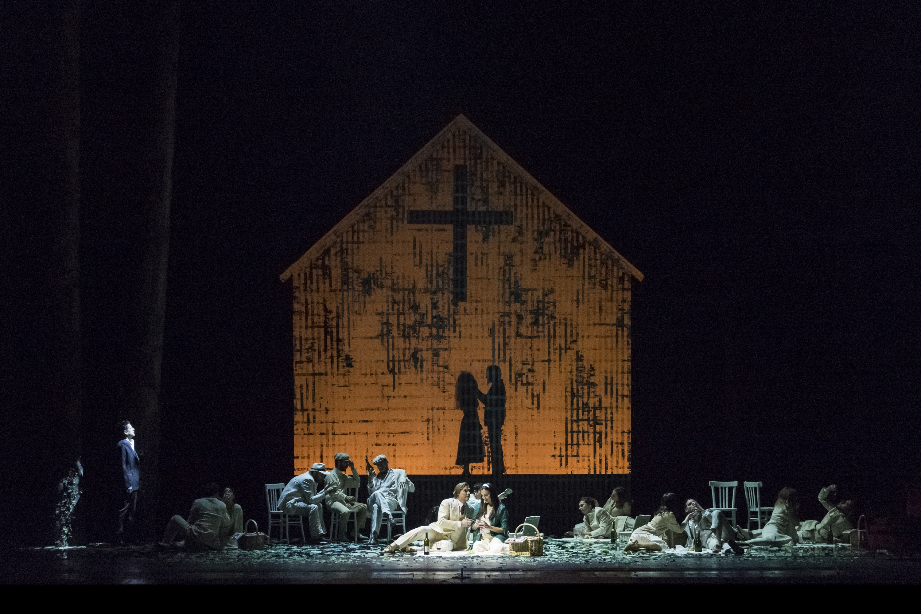 Irudian, 'Werther' operaren eszenetako bat. ROCCO CASALUCI 