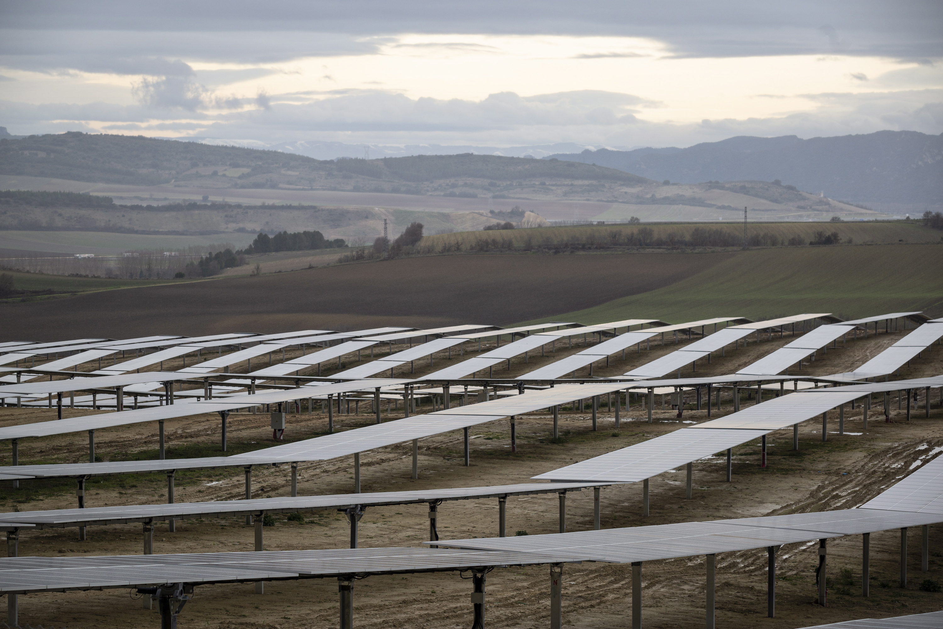 Parke fotovoltaiko bat Erriberiabeitian. ENDIKA PORTILLO / FOKU