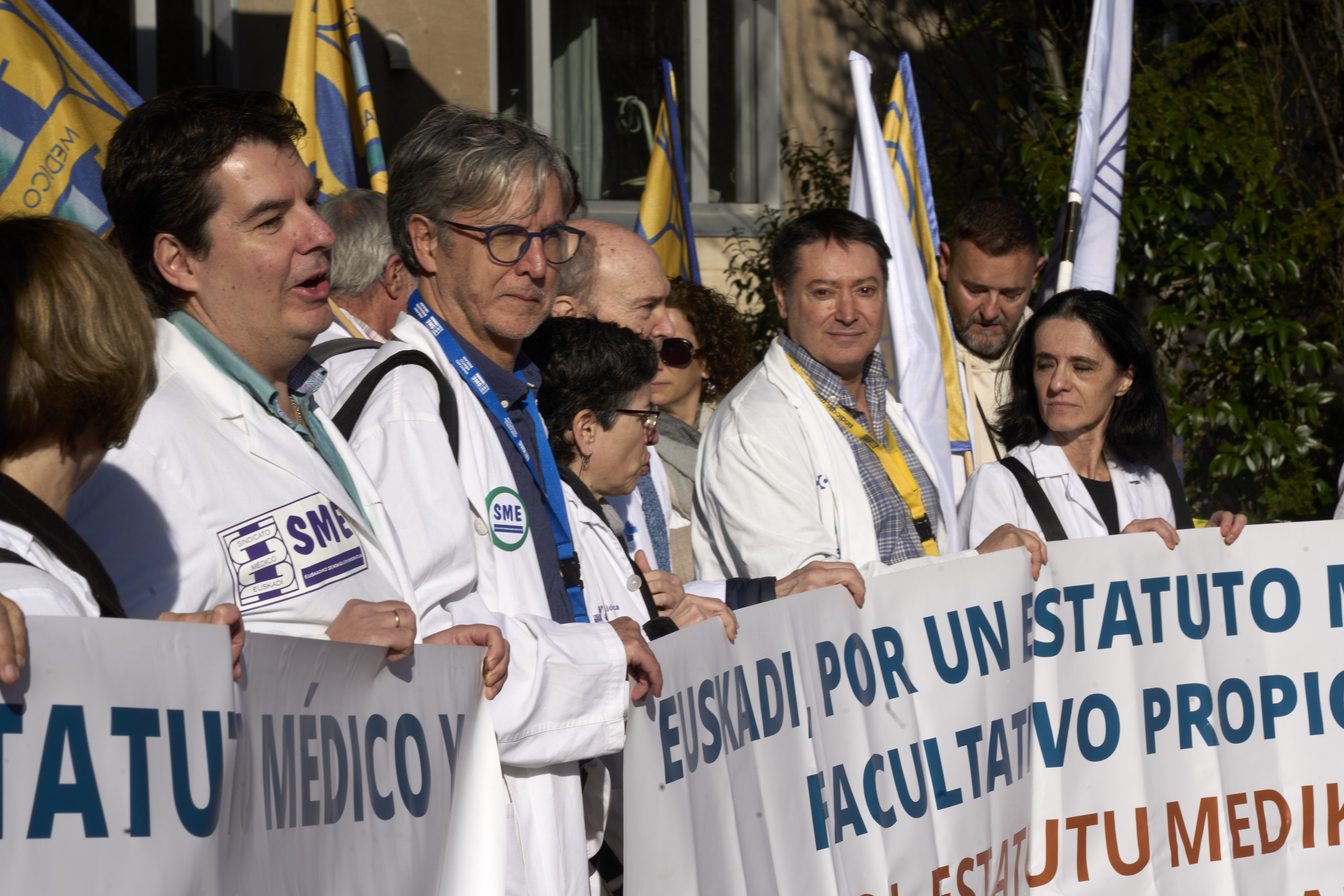 Medikuek iazko abenduan egindako kontzentrazioa, Gasteizen. L. RICO / EFE