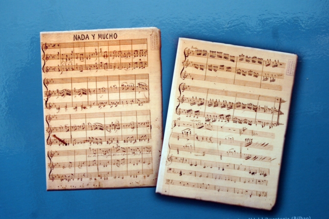 Arriagak sortutako lehen piezetako baten partiturak. MARISOL RAMIREZ / FOKU