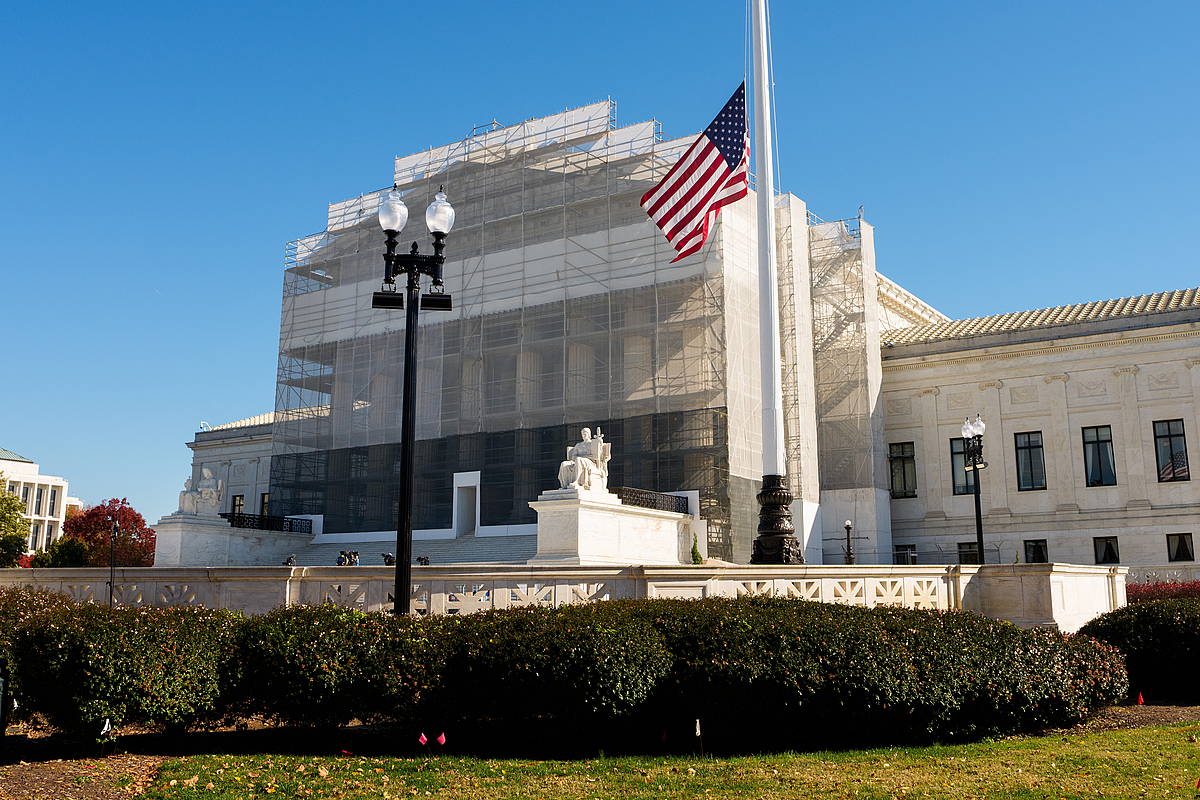 AEBetako Auzitegi Gorena, Washingtonen. AARON SCHWARTZ / EFE