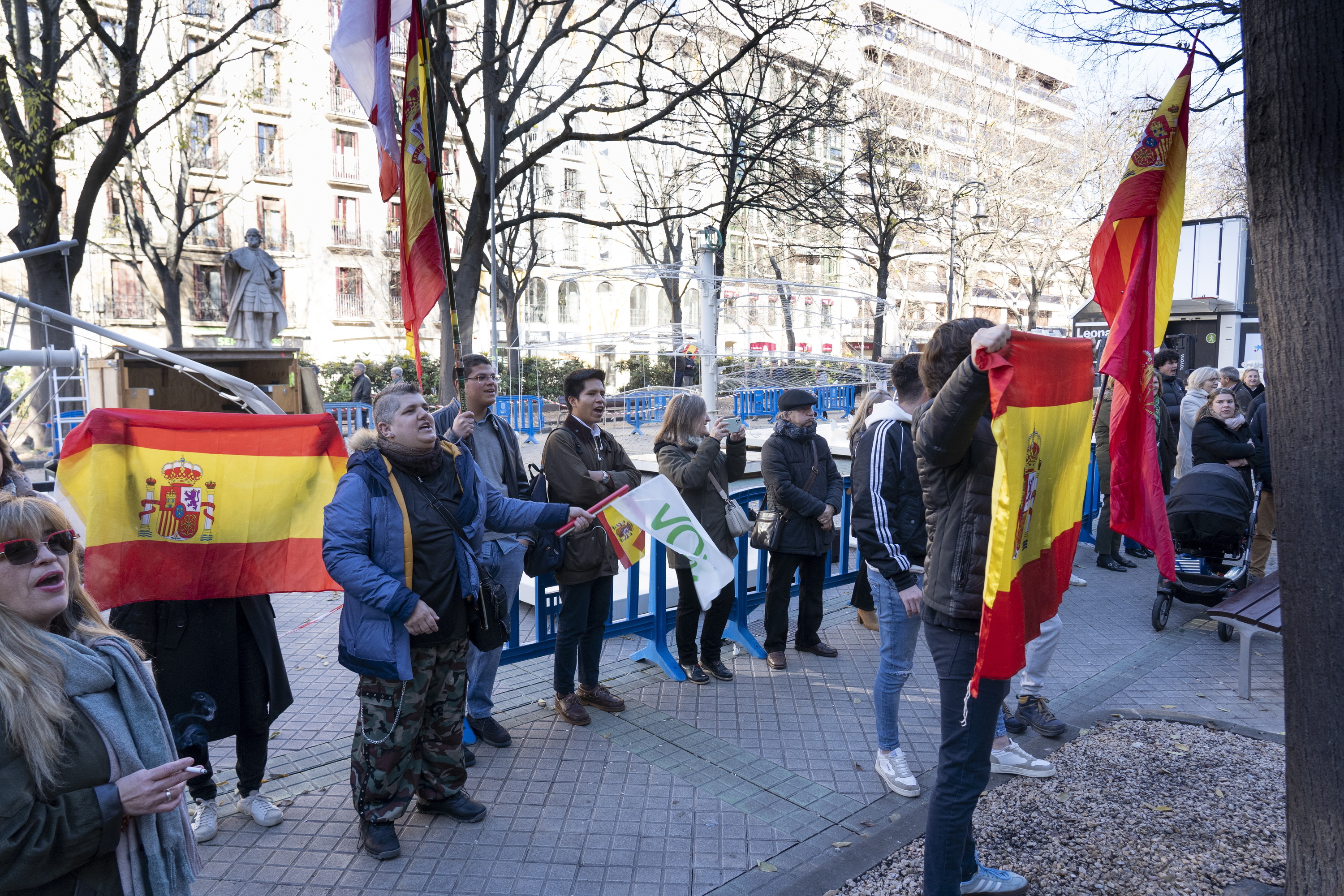 Voxen elkarretaratze bat, Iruñean, 2023an. IÑIGO URIZ / FOKU