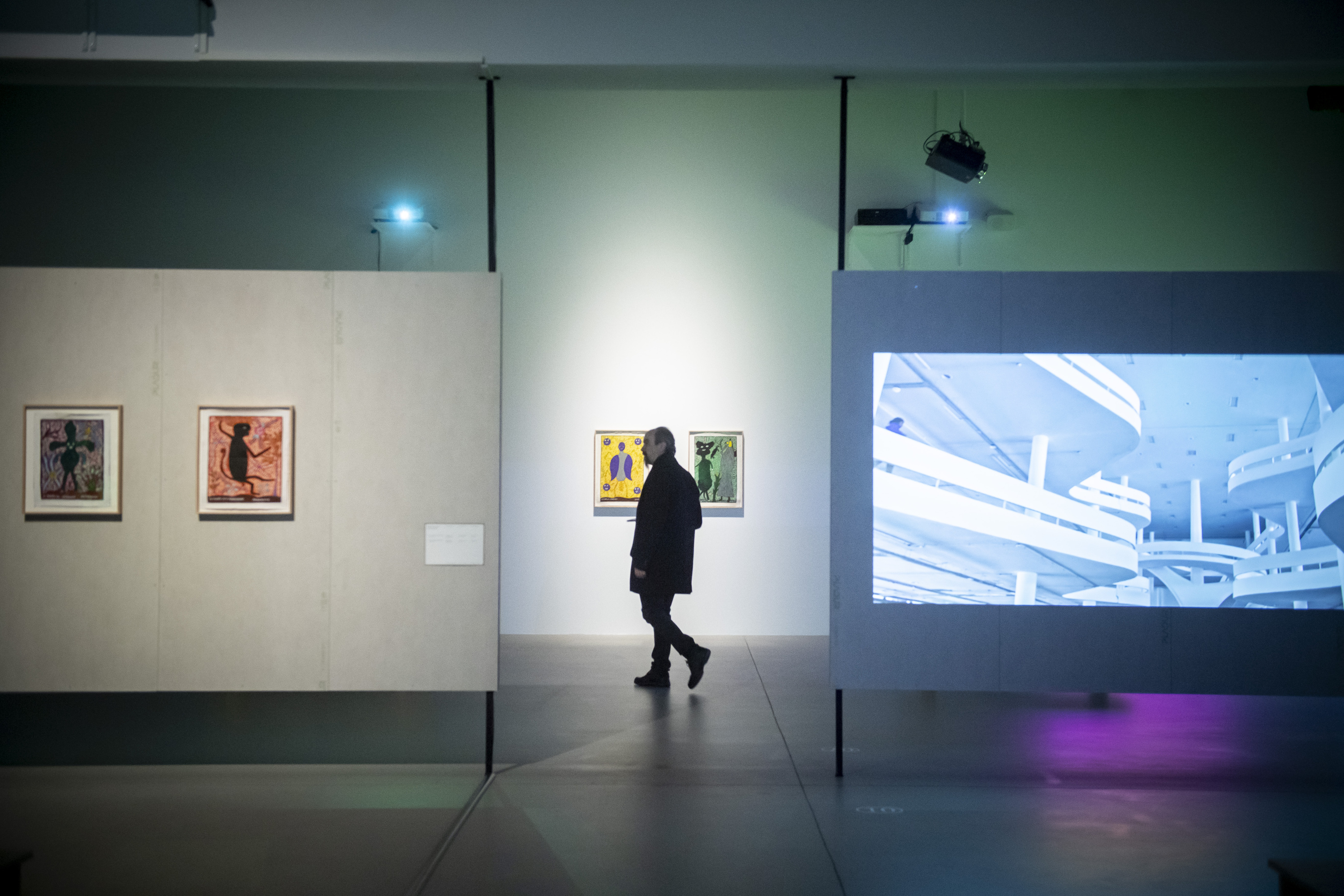 Artiumeko erakusketan ikus daitezkeen obretako batzuk. JAIZKI FONTANEDA / FOKU