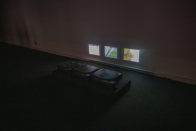 Erakusketa osatzen duen triptikoa. GORKA RUBIO / FOKU