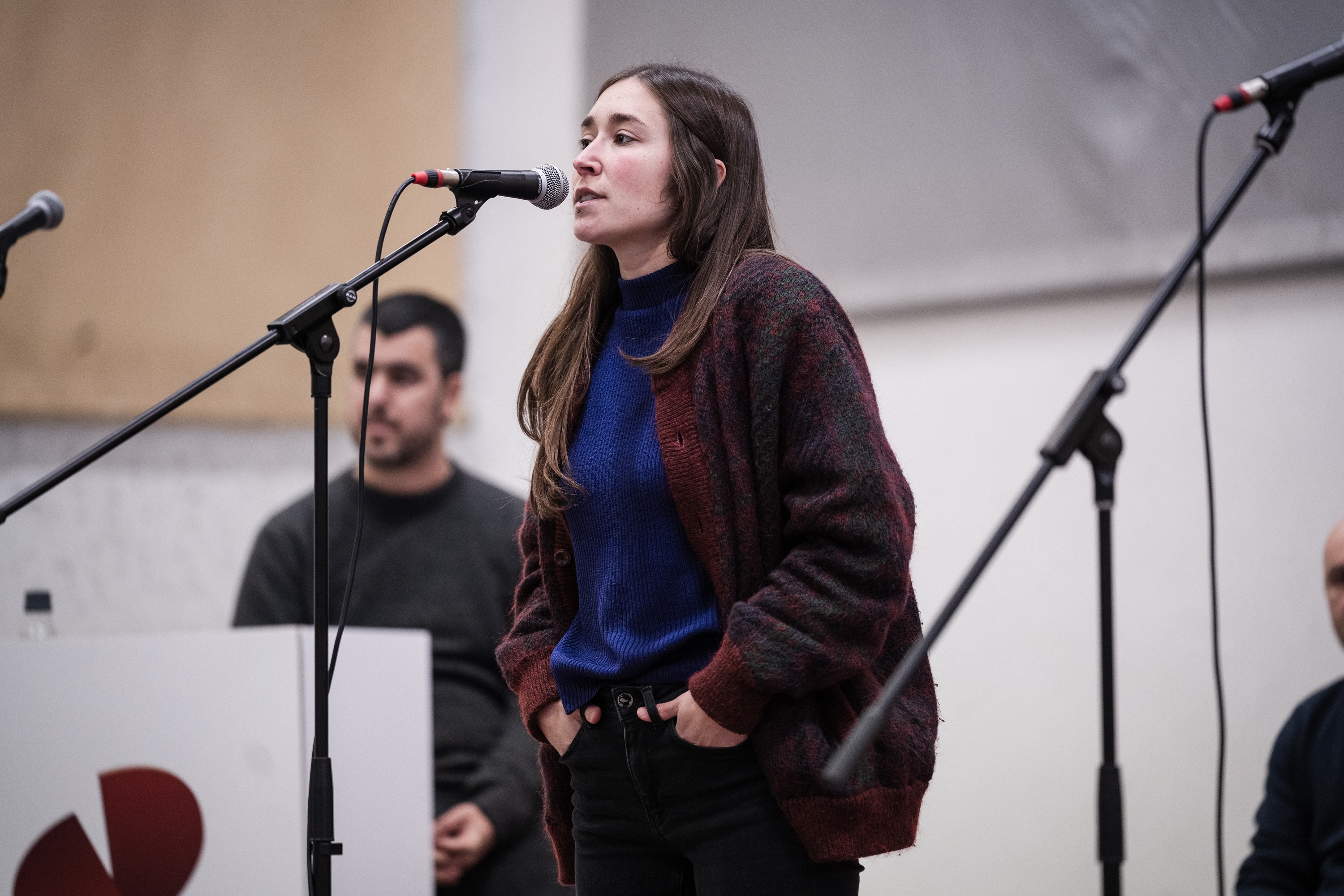 Maddi Ane Txoperena bertsotan, gaur, Bardozen. NAHIA GARAT