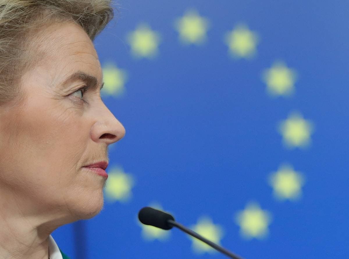 Ursula Von der Leyen Europako Batzordeko presidentea. STEPHANIE LECOCQ