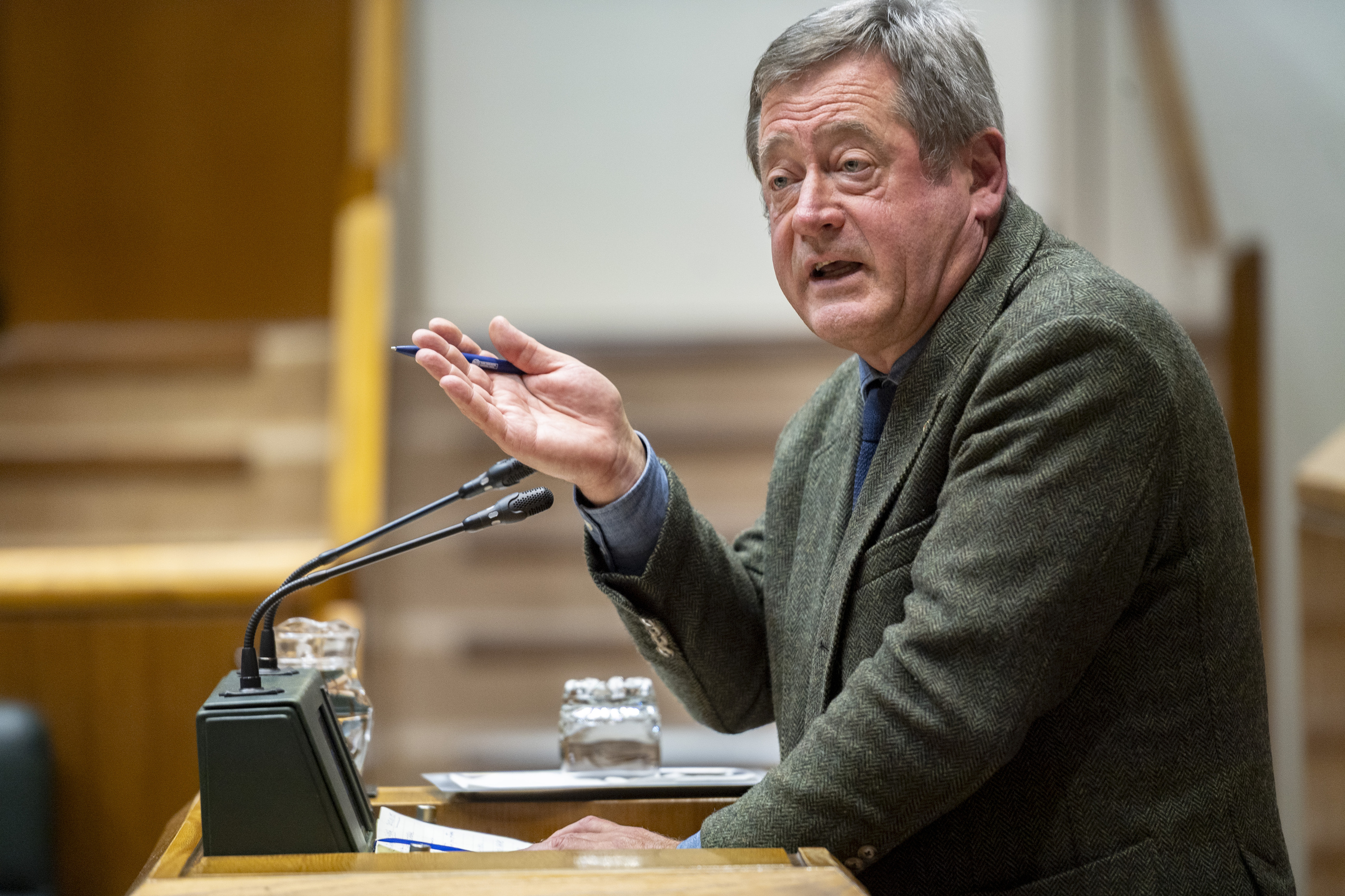 Bingen Zupiria, Eusko Legebiltzarrean, artxiboko irudi batean. JAIZKI FONTANEDA / FOKU