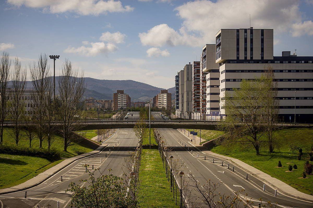 Gasteiz da Euskal Herriko hirrik kaltetuena. JAIZKI FONTANEDA / FOKU