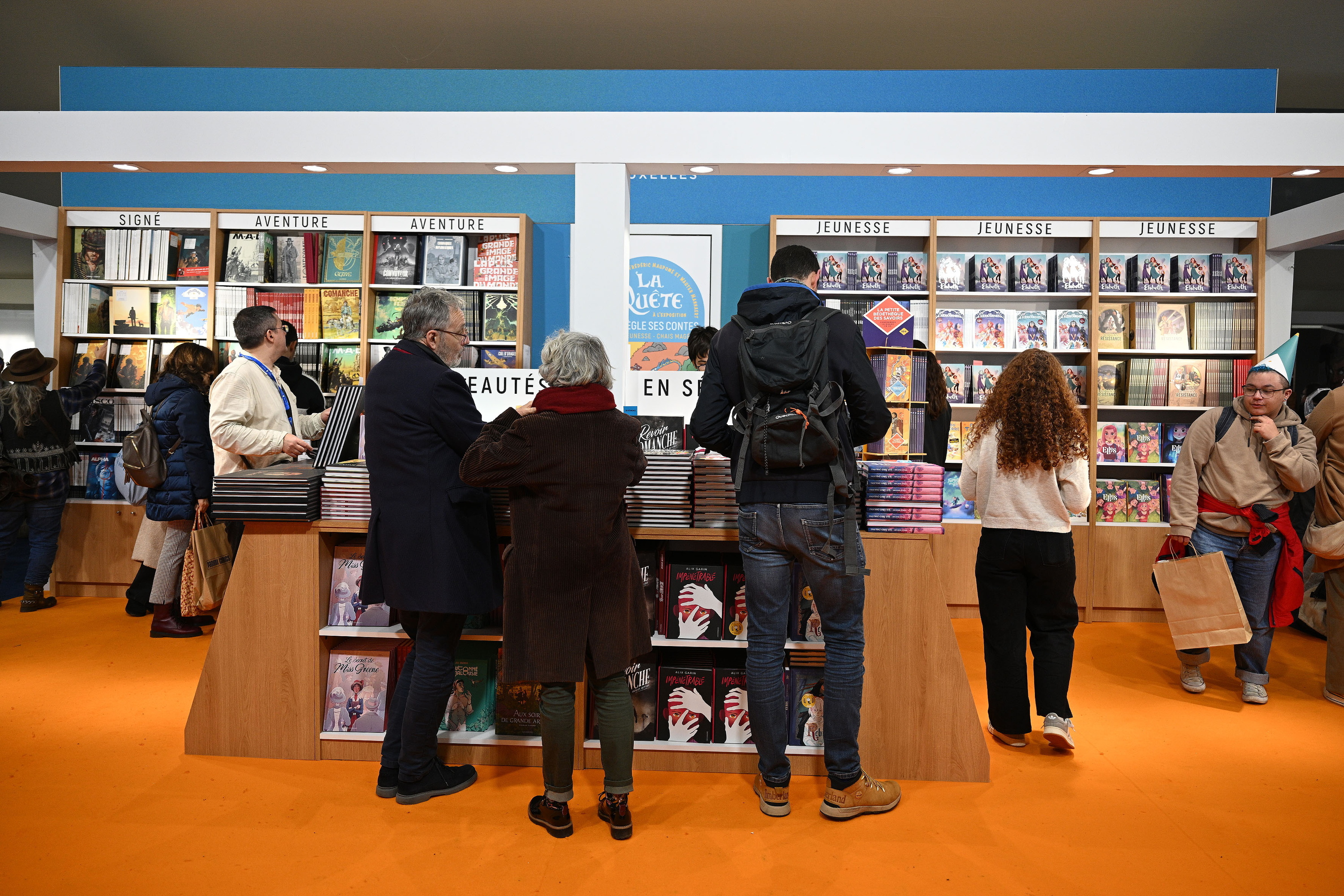 Angulemako komiki azokaren iazko irudi bat. CAROLINE BLUMBERG / EFE