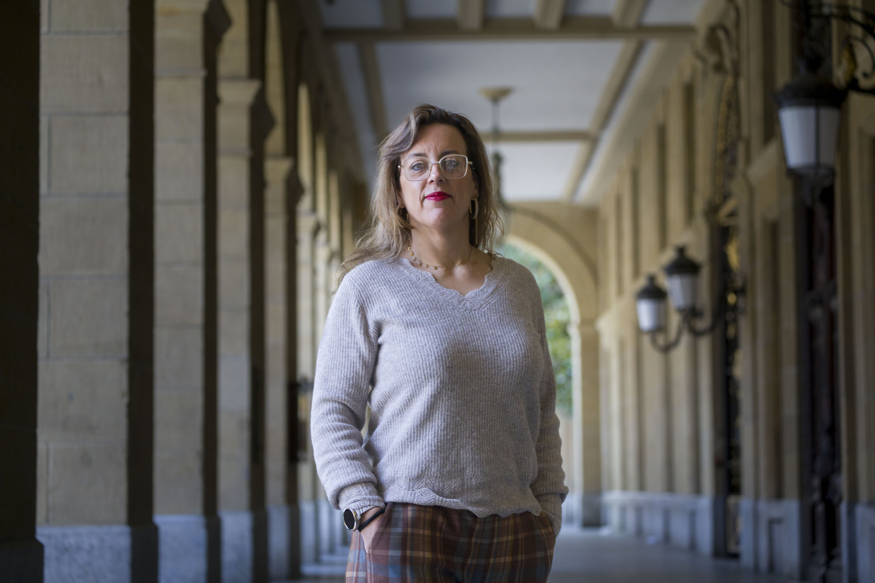 Goizane Alvarez, ostiralean, Donostian. JON URBE / FOKU