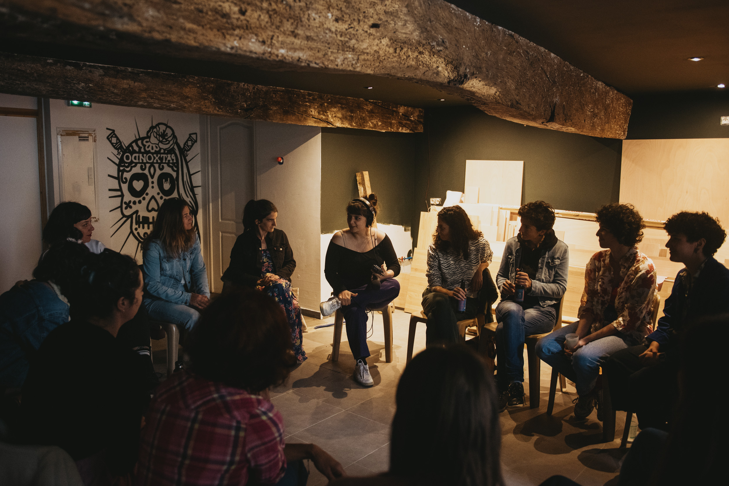 2023ko maiatzean Loverdose festibalaren karietara PAFek antolatutako tailer bat. GUILLAUME FAUVEAU