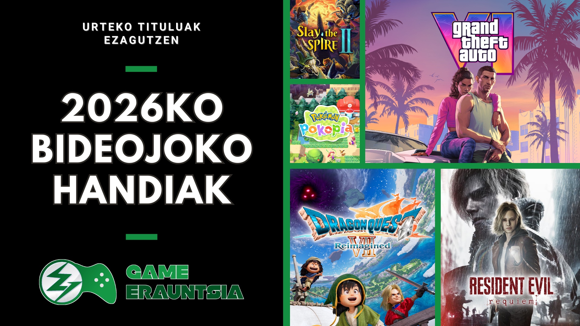 Urteko lehenengo bideojokoak. GAME ERAUNTSIA