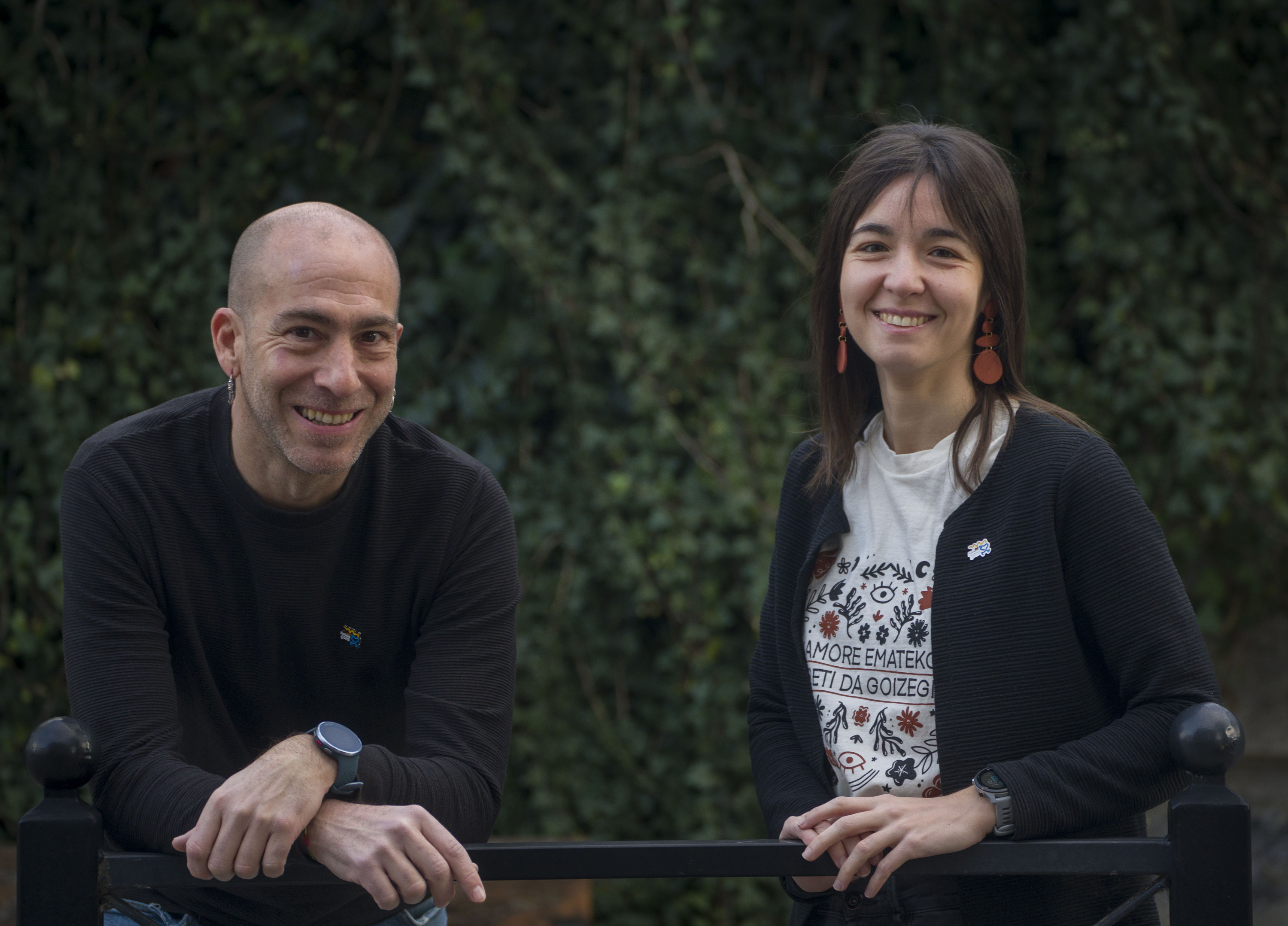 Xabi Gartzia eta Maialen Begiristain. JON URBE / FOKU