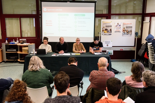 Euskal Konfederazioaren biltzar nagusia, larunbatean, Kanbon. GUILLAUME FAUVEAU