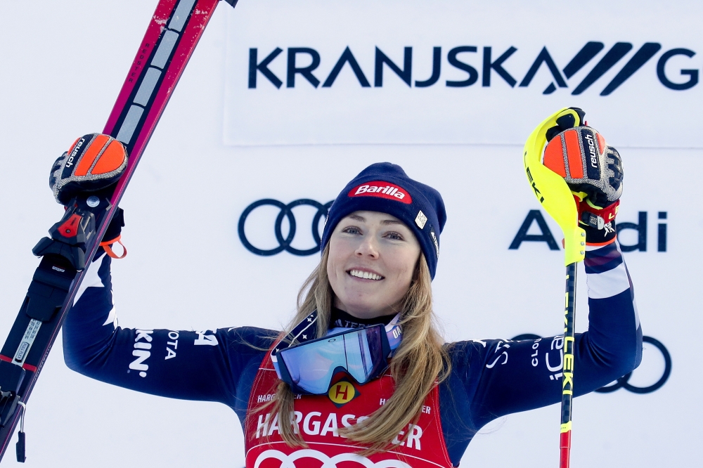 Mikaela Shiffrin eskiatzailea