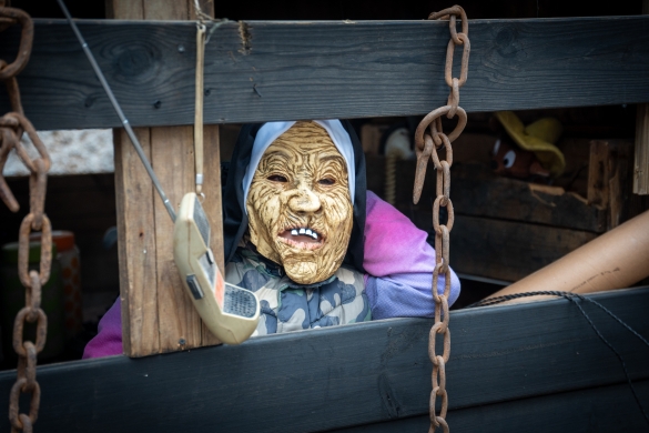 Karrozetako bat, Iturengo plazan. A. KARASATORRE / FOKU