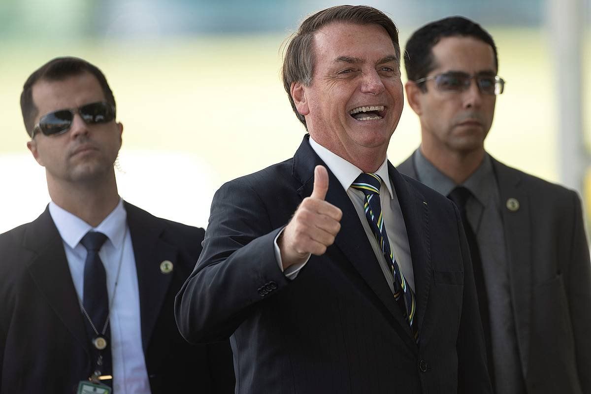 Jair Bolsonaro Brasilgo presidentea. JOéDSON ALVES / EFE