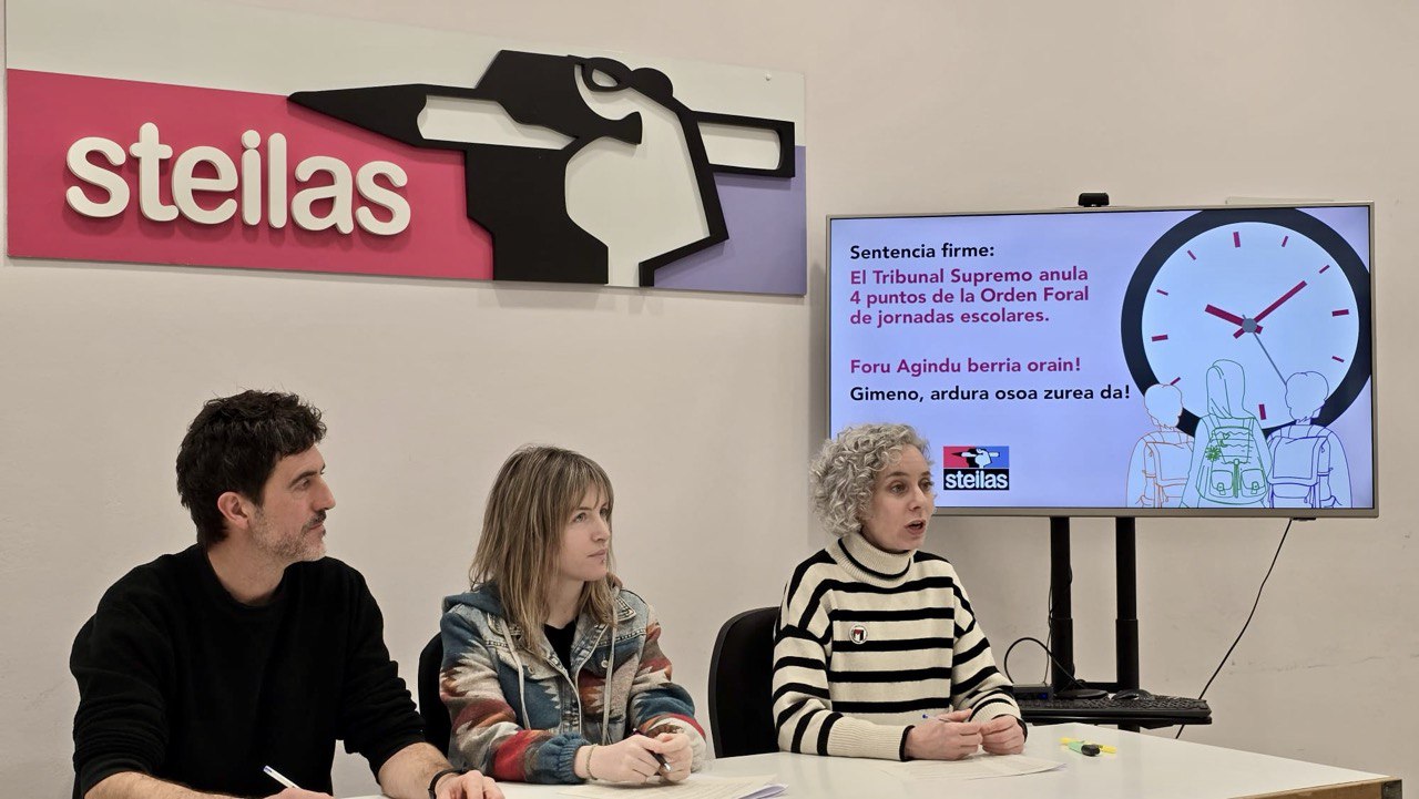 Steilasen agerraldia, gaur, Iruñean. STEILAS