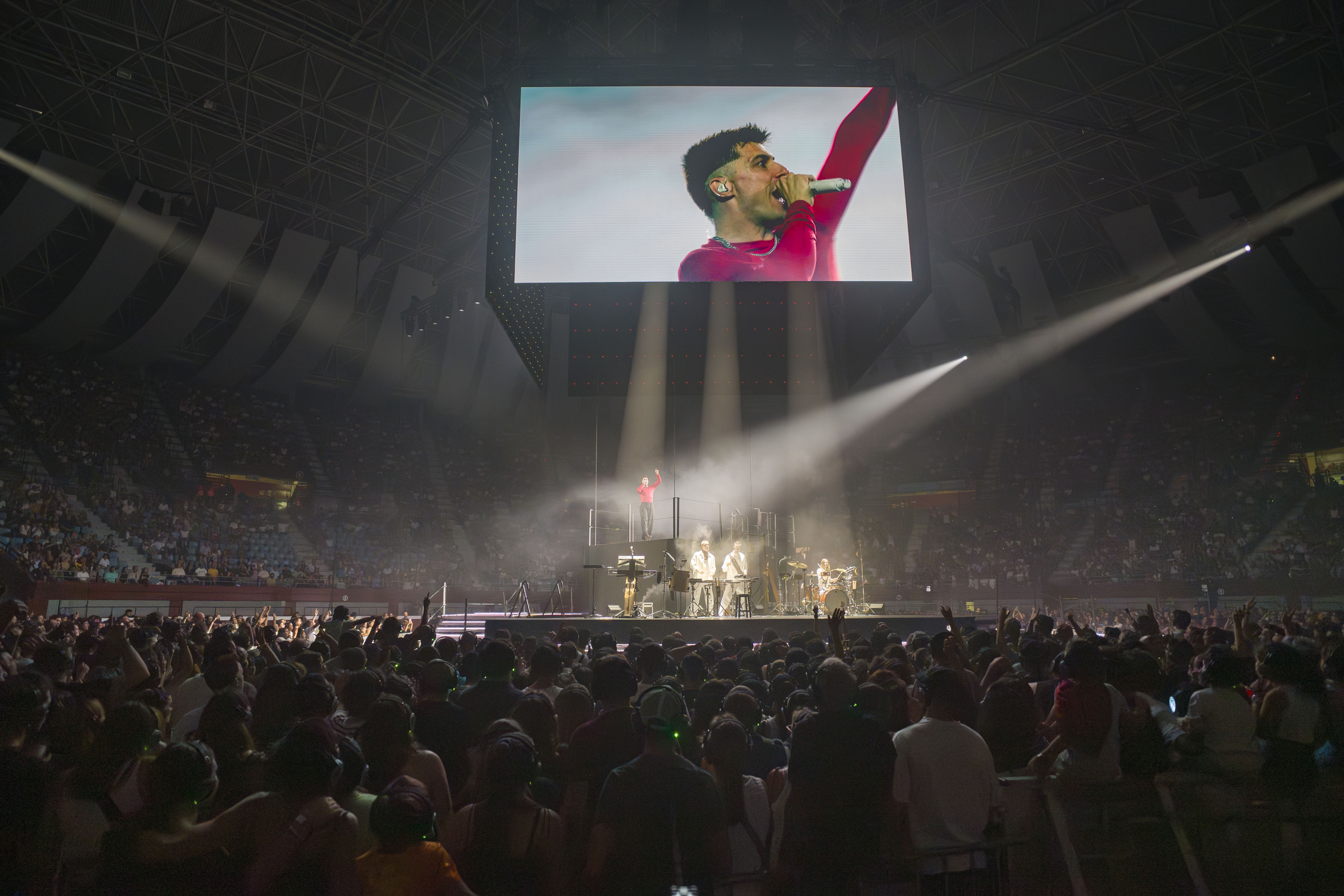 Zetak taldearen 'Mitoaroa' kontzertuaren irudi bat, Donostian, iazko irailean. JON URBE / FOKU