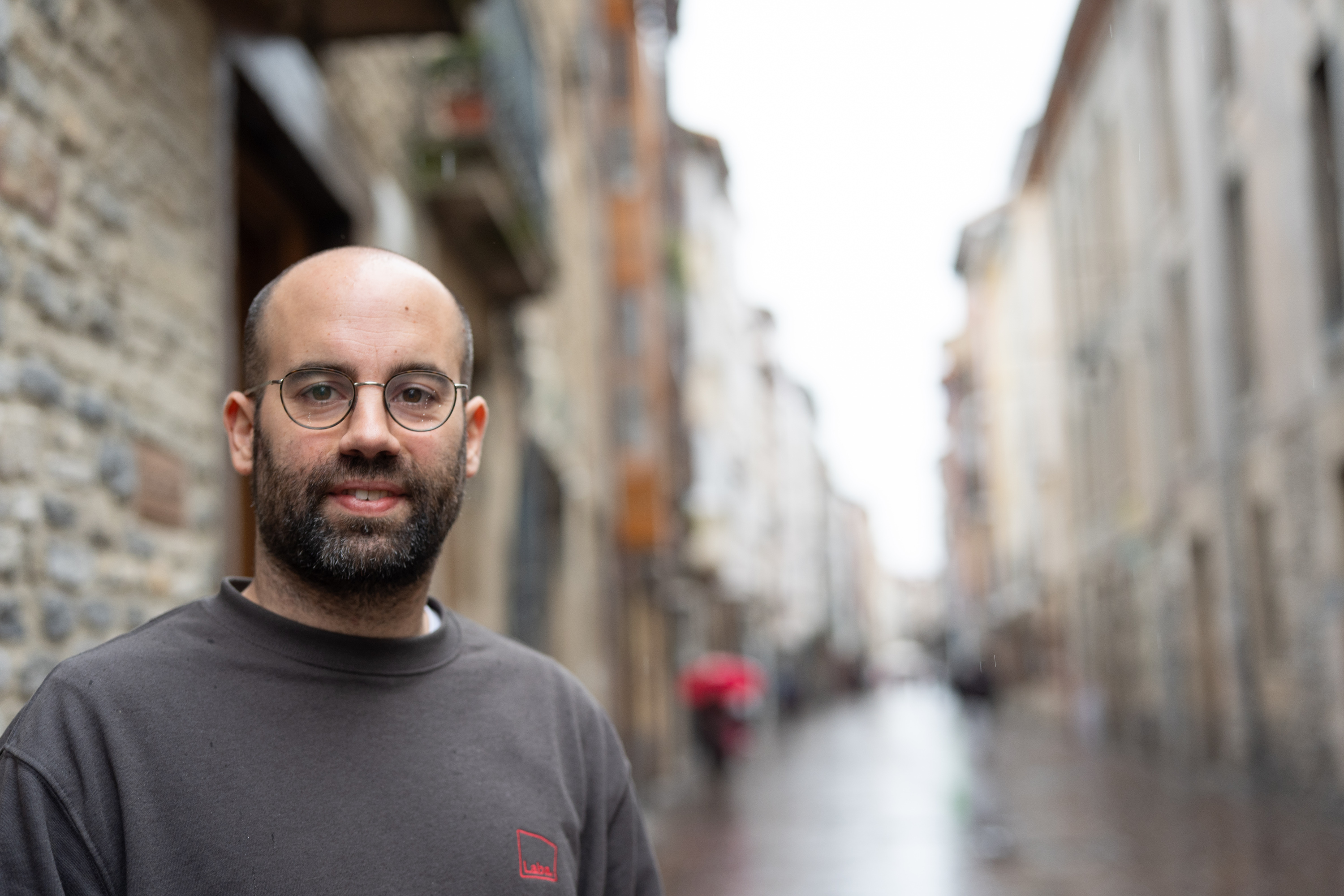 Beñat Garaio lehengo astean, Gasteizen. ENDIKA PORTILLO / FOKU