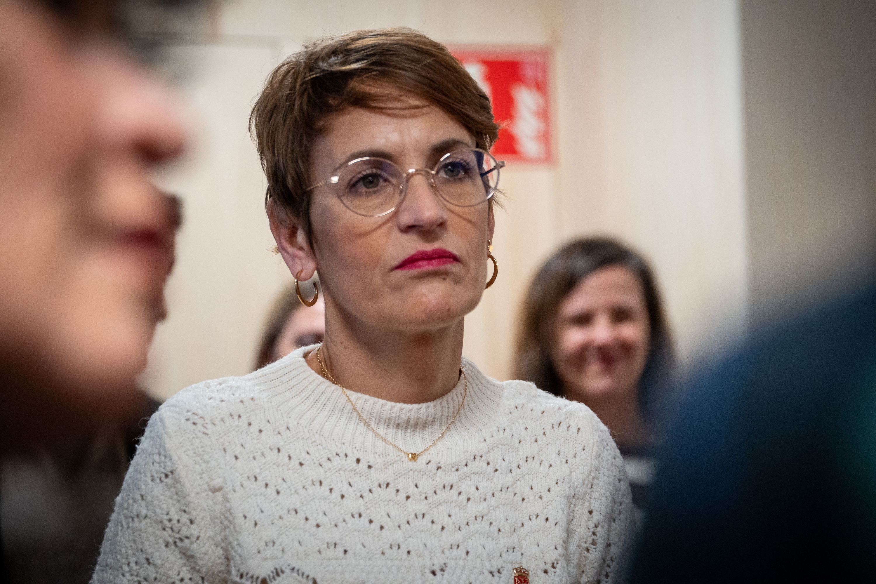 Maria Txibite lehendakaria, atzo. AITOR KARASATORRE / FOKU