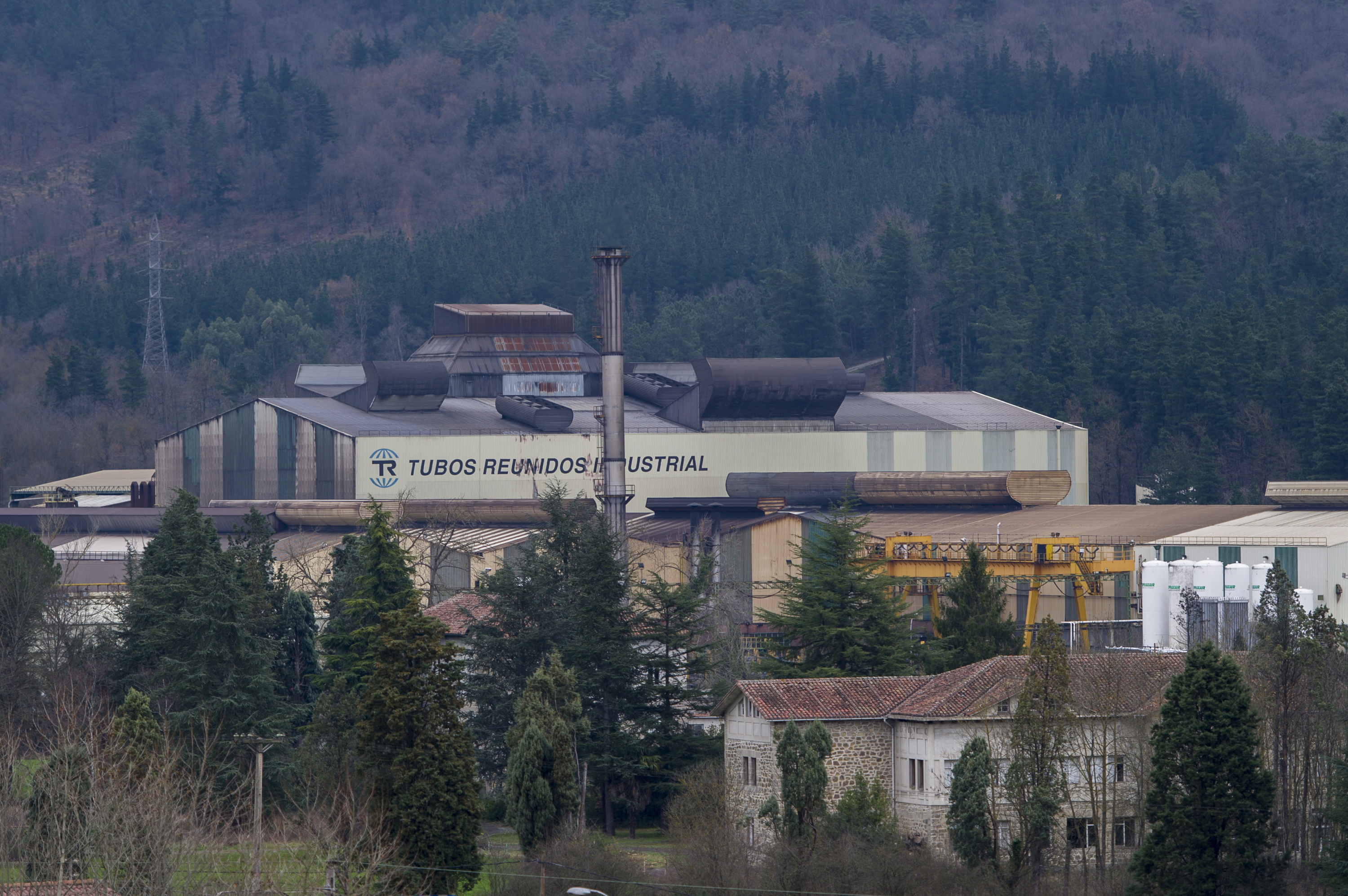 Tubos Reunidosen Amurrioko lantegia, taldearen egoitza nagusia. JUANAN RUIZ / FOKU