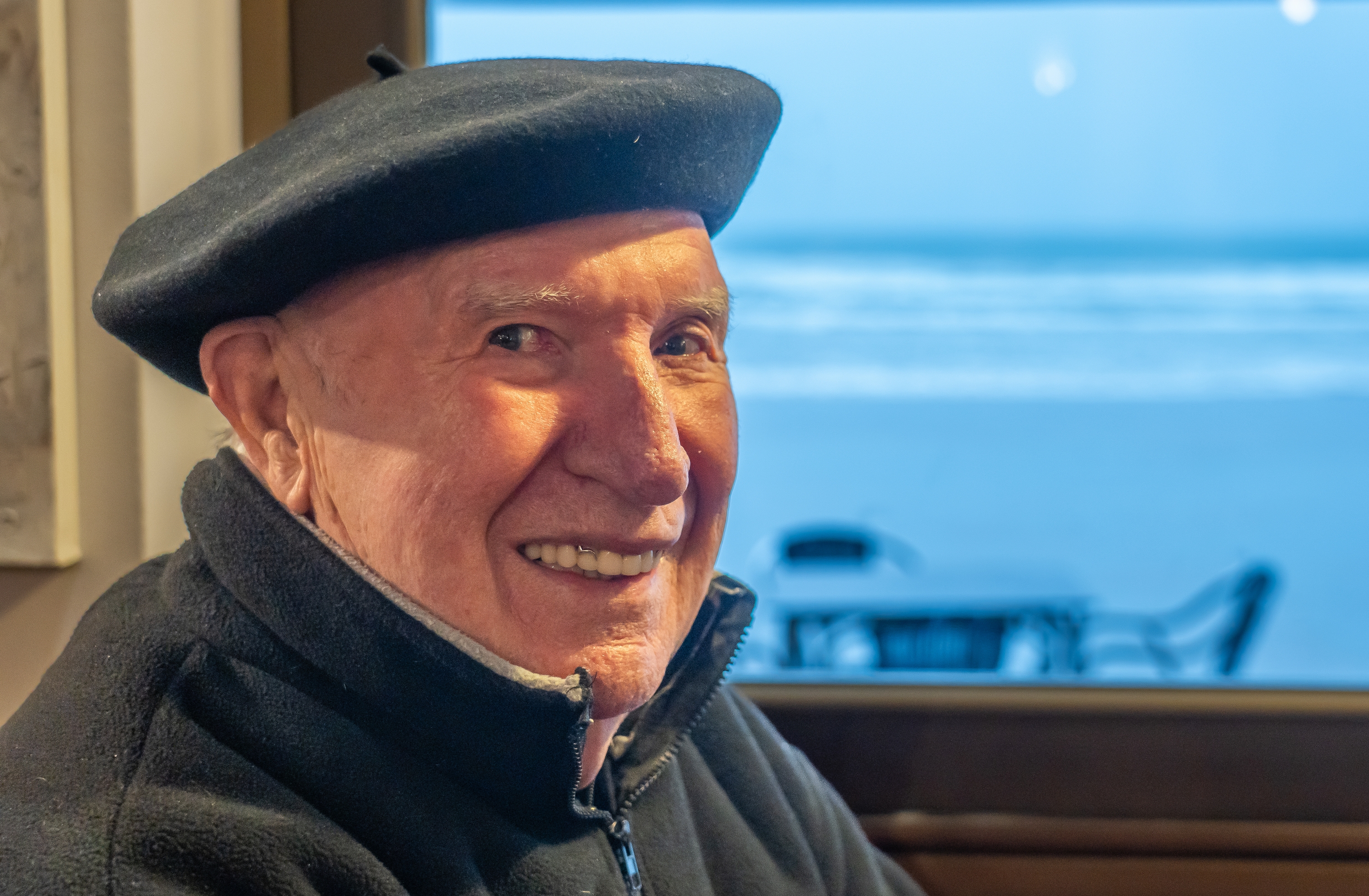 Joxe Mari Iriondo, Zarautzen, urtarrilaren 26an. ANDONI CANELLADA / FOKU