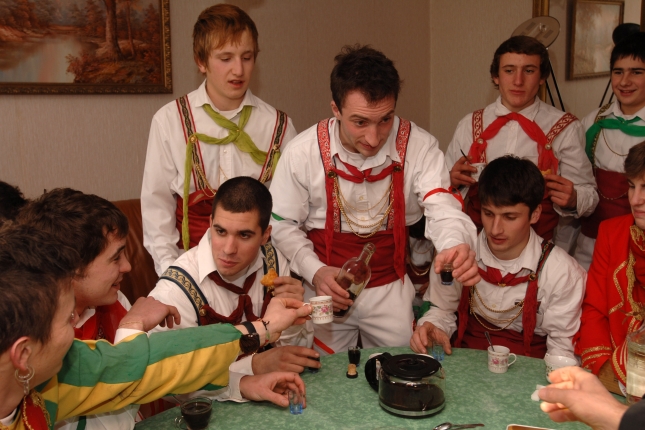 Uztaritzeko kaskarotak, 2009ko otsailean. GAIZKA IROZ