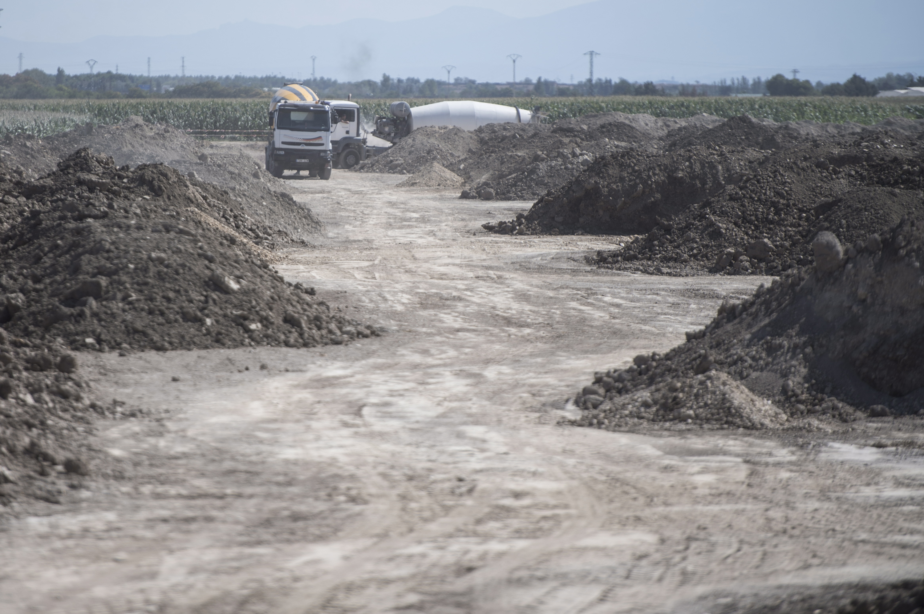 Nafarroako AHTa eraikitzeko lanen artxiboko irudia, Martzillan. JAGOBA MANTEROLA / FOKU