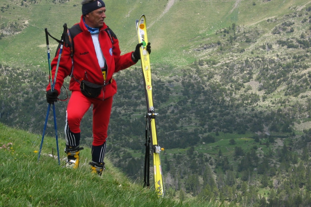 Feliu Izard mendiko eskiatzaile kataluniarra Feliu Izard mendiko eskiatzaile kataluniarra