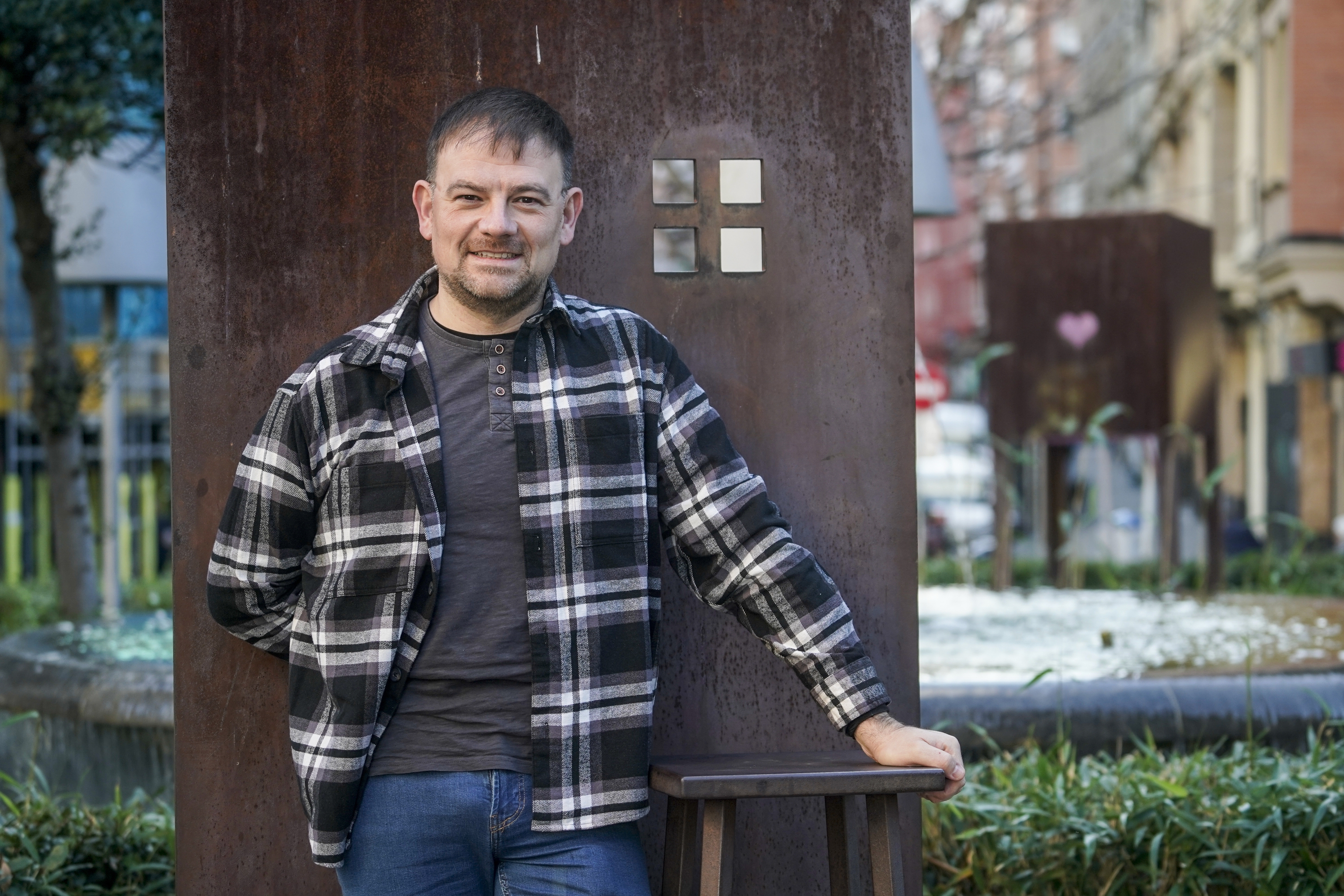 Xabier Paya, asteartean, Bilbon. MARISOL RAMIREZ / FOKU