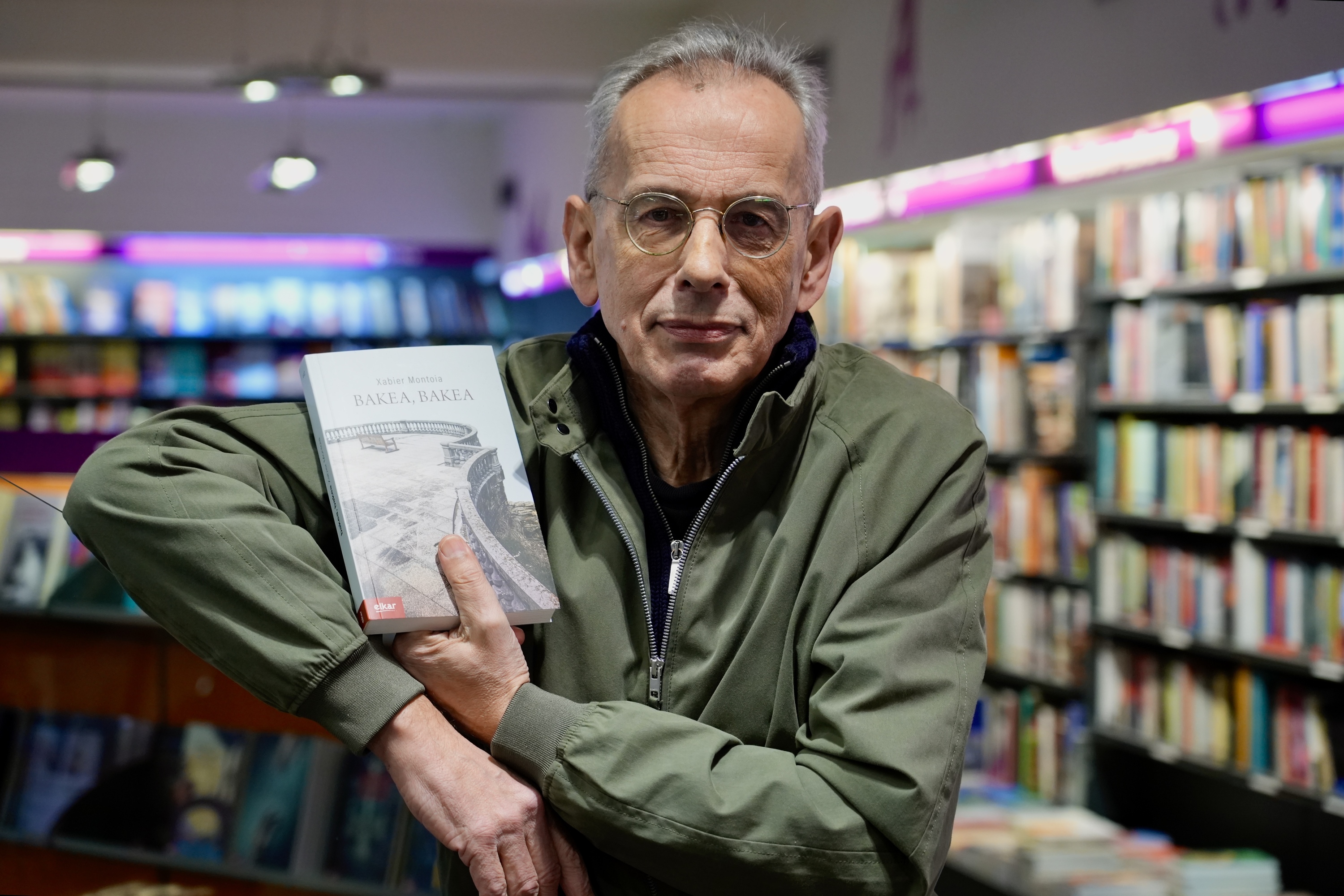 Xabier Montoia, Donostiako Elkar dendan. ANDONI CANELLADA / FOKU